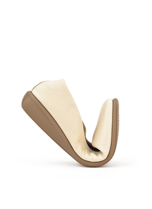 Ziya, Kadın Hakiki Deri Konfor Babet 1511050Z2220 Bej - Görsel 4