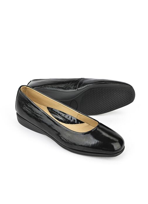 Ziya, Kadın Hakiki Deri Konfor Babet 1511050Z22202 Siyah - Görsel 5