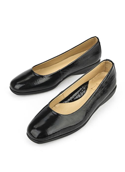 Ziya, Kadın Hakiki Deri Konfor Babet 1511050Z22202 Siyah - Görsel 6