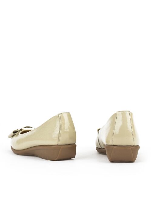 Ziya, Kadın Hakiki Deri Konfor Babet 1511050Z22212 Bej - Görsel 7