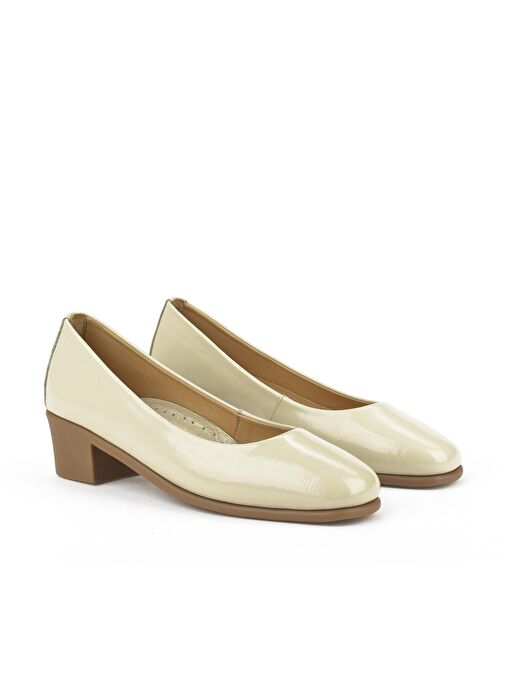 Ziya, Kadın Hakiki Deri Konfor Ayakkabı 1511050Z32222 Bej - Görsel 3