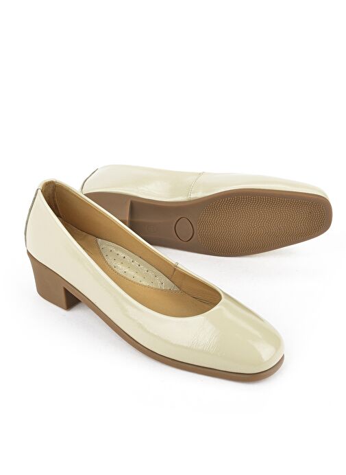 Ziya, Kadın Hakiki Deri Konfor Ayakkabı 1511050Z32222 Bej - Görsel 6