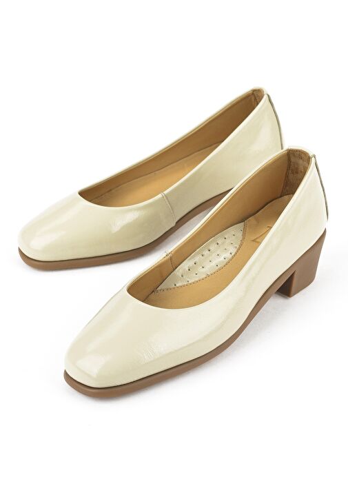 Ziya, Kadın Hakiki Deri Konfor Ayakkabı 1511050Z32222 Bej - Görsel 7