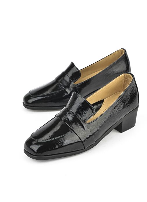 Ziya, Kadın Hakiki Deri Topuklu Konfor Ayakkabı 1511050Z3223 Siyah - Görsel 7