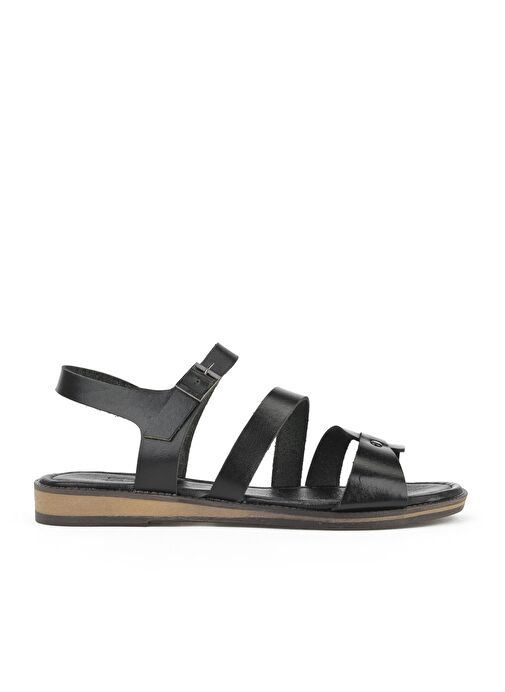 Ziya, Kadın Hakiki Deri Sandalet 1511010Z4012 Siyah - Görsel 2