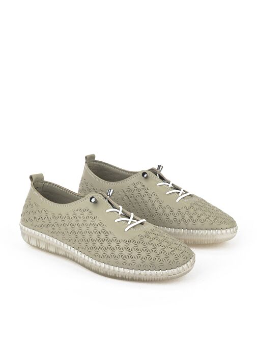 Ziya, Kadın Hakiki Deri Sandalet 1511010Z02 Silver - Görsel 3