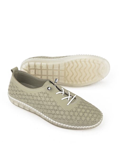 Ziya, Kadın Hakiki Deri Sandalet 1511010Z02 Silver - Görsel 5