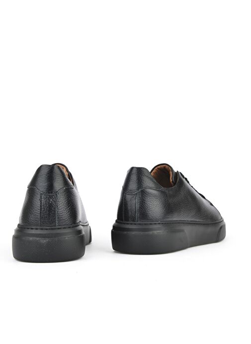 Ziya, Erkek Hakiki Deri Sneaker 151423Z511 Siyah - Görsel 4