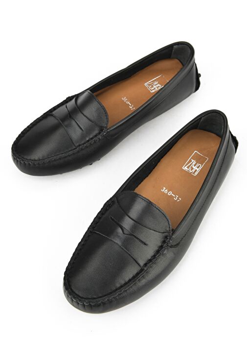 Ziya, Kadın Hakiki Deri Ayakkabı 1511030Z360 Siyah - Görsel 6