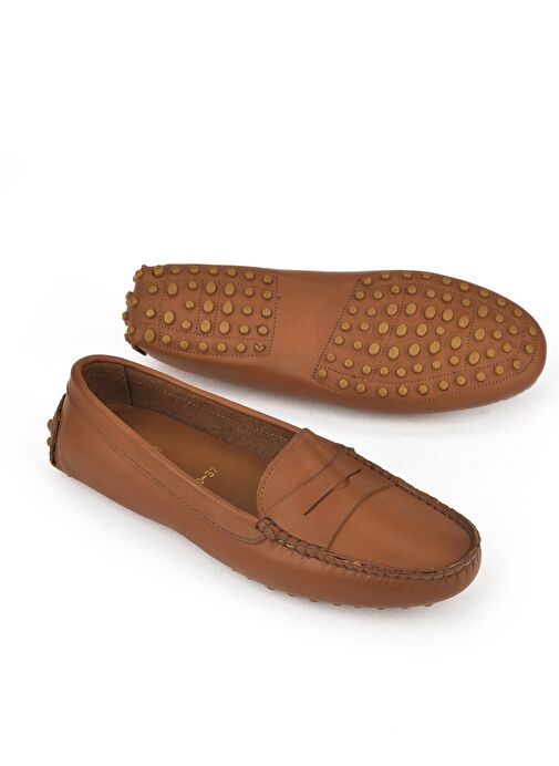 Ziya, Kadın Hakiki Deri Ayakkabı 1511030Z360 Koyu Taba - Görsel 5