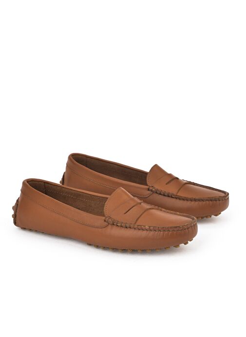 Ziya, Kadın Hakiki Deri Ayakkabı 1511030Z360 Koyu Taba - Görsel 3