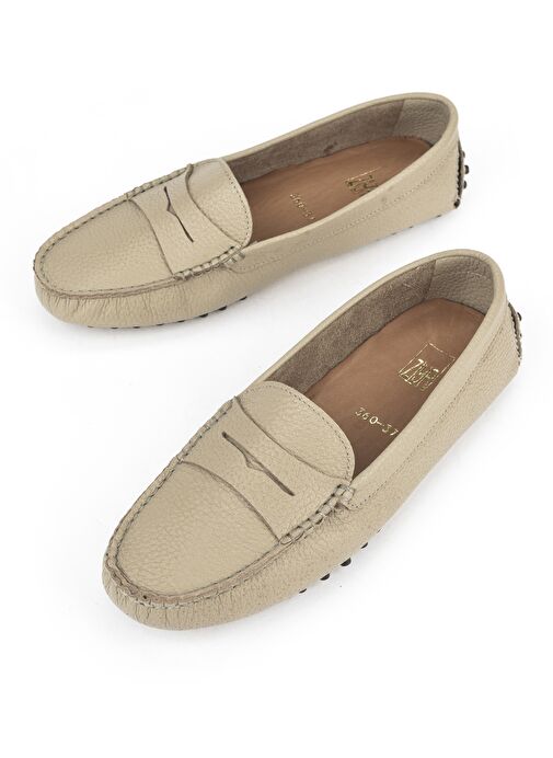 Ziya, Kadın Hakiki Deri Ayakkabı 1511030Z360 Bej - Görsel 6