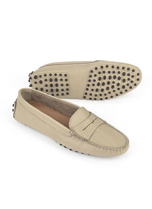 Ziya, Kadın Hakiki Deri Ayakkabı 1511030Z360 Bej - Görsel 5