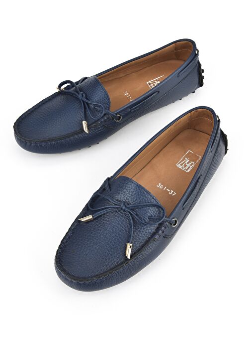 Ziya, Kadın Hakiki Deri Ayakkabı 1511030Z3612 Lacivert - Görsel 6