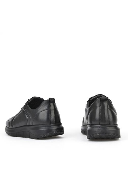 Ziya, Erkek Hakiki Deri Konfor Ayakkabı 151123Z3658 Siyah - Görsel 4