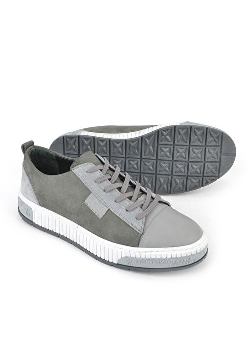 Ziya, Erkek Hakiki Deri Ayakkabı 1511040ZY2321 Gri - Görsel 5