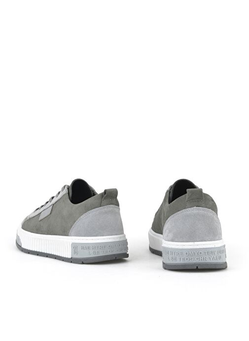 Ziya, Erkek Hakiki Deri Ayakkabı 1511040ZY2321 Gri - Görsel 4