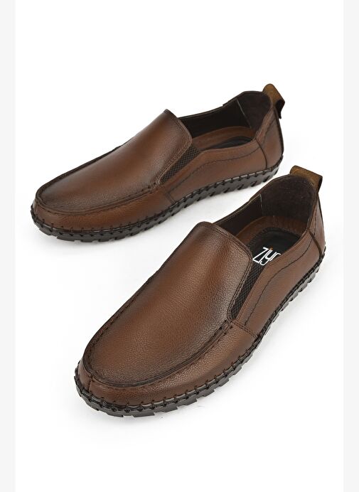 Ziya, Erkek Hakiki Deri Ayakkabı 1511040ZY18231 Taba - Görsel 6