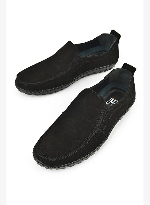 Ziya, Erkek Hakiki Deri Ayakkabı 1511040ZY182312 Siyah - Görsel 4