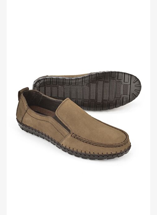 Ziya, Erkek Hakiki Deri Ayakkabı 1511040ZY182312 Kum - Görsel 5