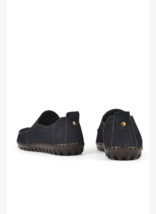 Ziya, Erkek Hakiki Deri Ayakkabı 1511040ZY182312 Lacivert - Görsel 4