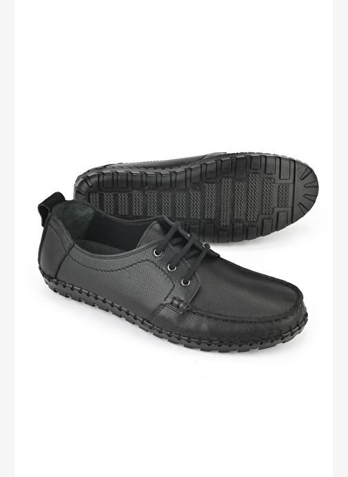Ziya, Erkek Hakiki Deri Ayakkabı 1511040ZY18232 Siyah - Görsel 5