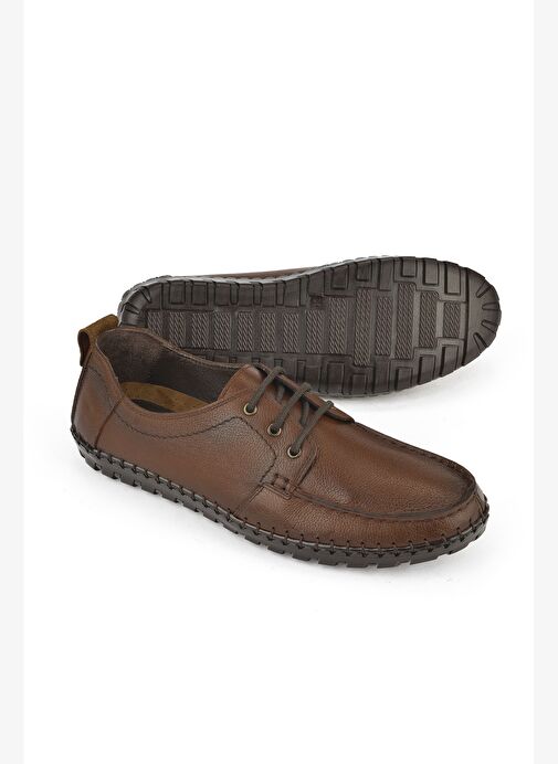 Ziya, Erkek Hakiki Deri Ayakkabı 1511040ZY18232 Taba - Görsel 5