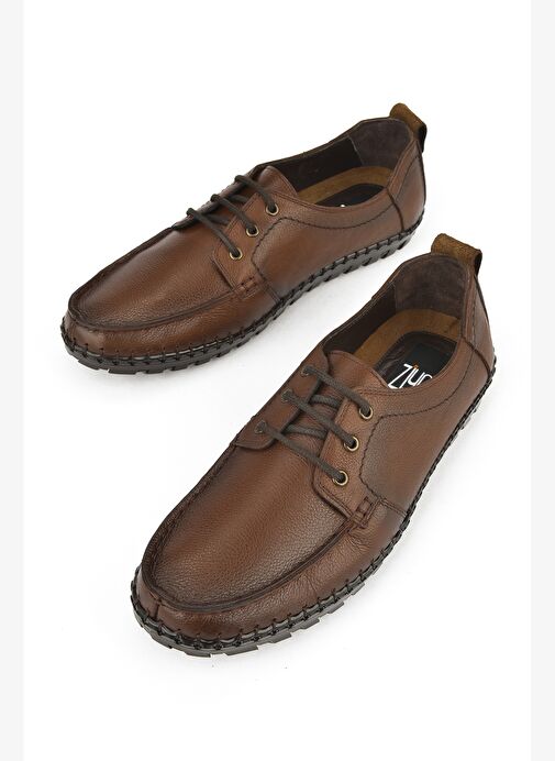 Ziya, Erkek Hakiki Deri Ayakkabı 1511040ZY18232 Taba - Görsel 6