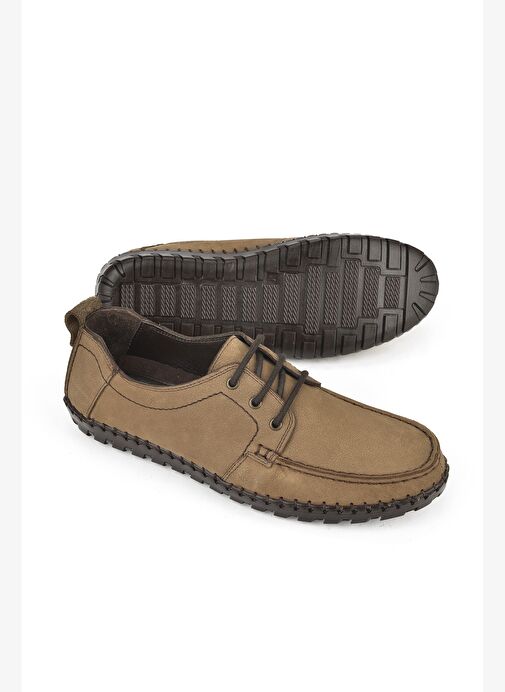 Ziya, Erkek Hakiki Deri Ayakkabı 1511040ZY182322 Kum - Görsel 5