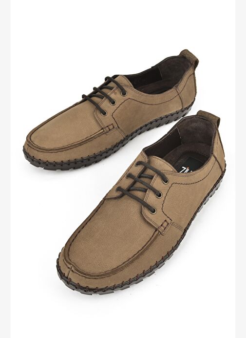 Ziya, Erkek Hakiki Deri Ayakkabı 1511040ZY182322 Kum - Görsel 6