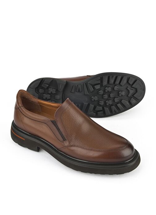 Ziya, Erkek Hakiki Deri Ayakkabı 153745Z30412 Taba - Görsel 5