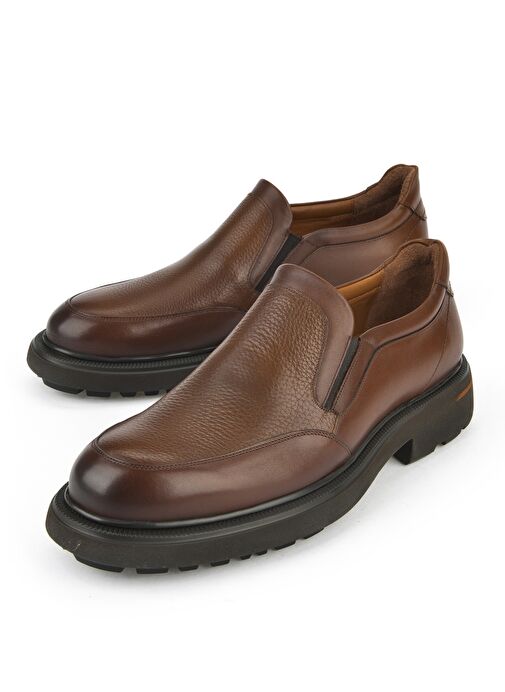 Ziya, Erkek Hakiki Deri Ayakkabı 153745Z30412 Taba - Görsel 6