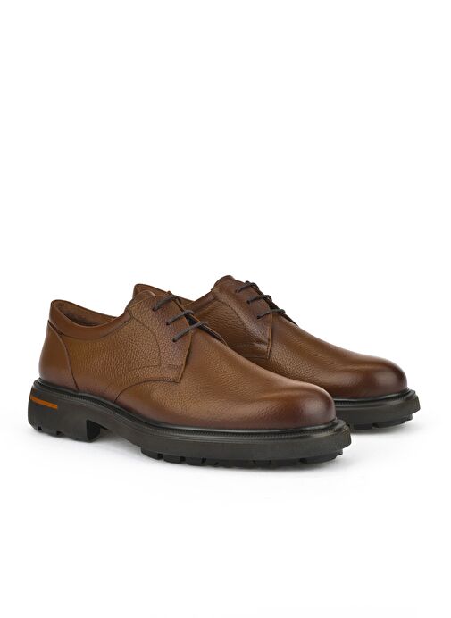 Ziya, Erkek Hakiki Deri Ayakkabı 153745Z30410 Taba - Görsel 3