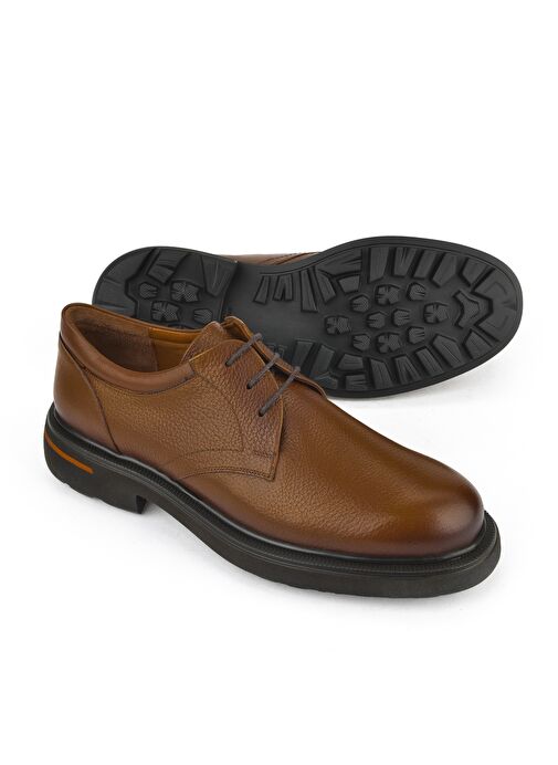 Ziya, Erkek Hakiki Deri Ayakkabı 153745Z30410 Taba - Görsel 5