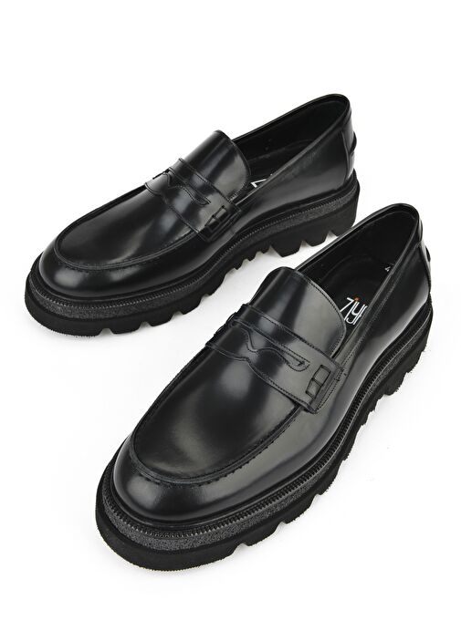 Ziya, Erkek Hakiki Deri Ayakkabı 153745Z29201 Siyah - Görsel 6