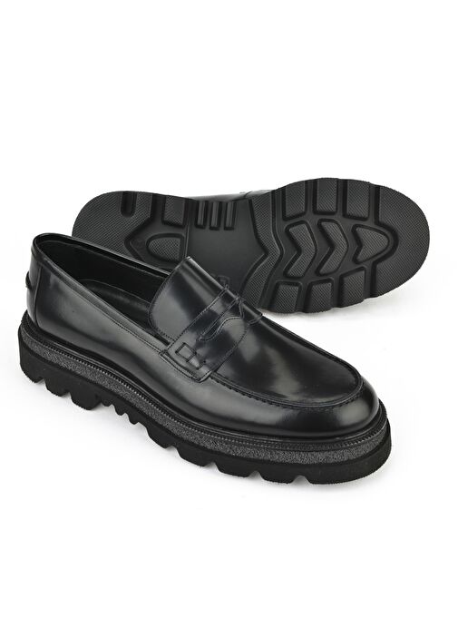 Ziya, Erkek Hakiki Deri Ayakkabı 153745Z29201 Siyah - Görsel 5