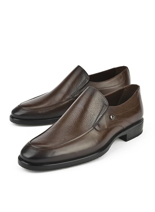 Ziya, Erkek Hakiki Deri Ayakkabı 153745Z80172 Kahve - Görsel 6