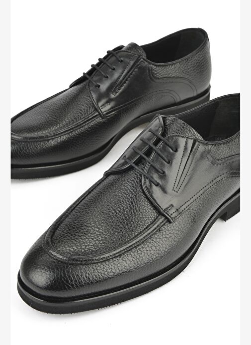 Ziya, Erkek Hakiki Deri Ayakkabı 151145Z316 Siyah - Görsel 6