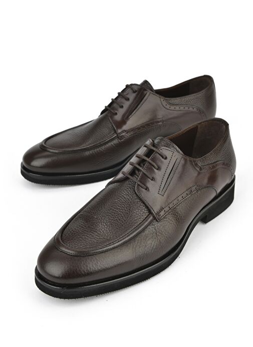 Ziya, Erkek Hakiki Deri Ayakkabı 151145Z316 Kahve - Görsel 6