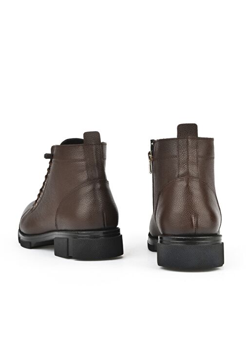 Ziya, Erkek Hakiki Deri Bot 153999Z0012 Kahve - Görsel 4