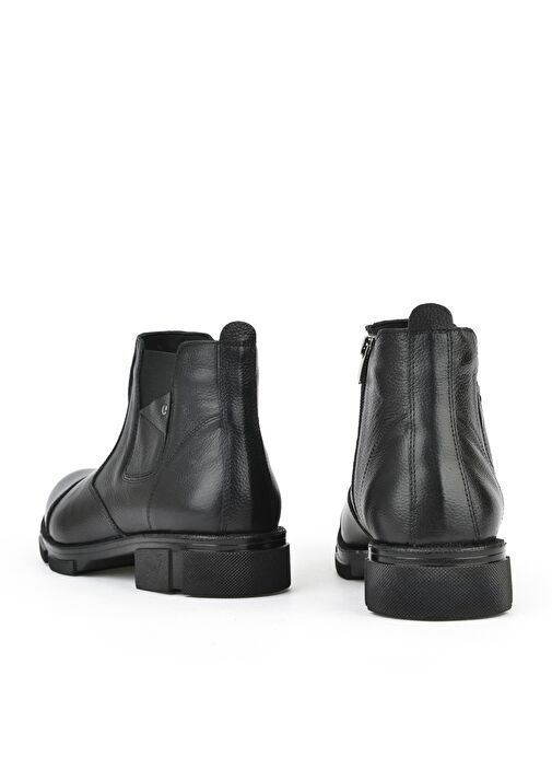 Ziya, Erkek Hakiki Deri Kürklü Bot 153999Z017 Siyah - Görsel 4