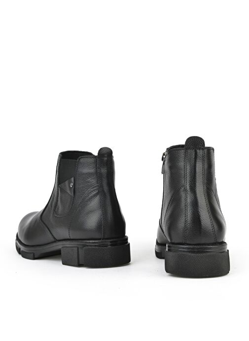 Ziya, Erkek Hakiki Deri Kürklü Bot 153999Z0171 Siyah - Görsel 4