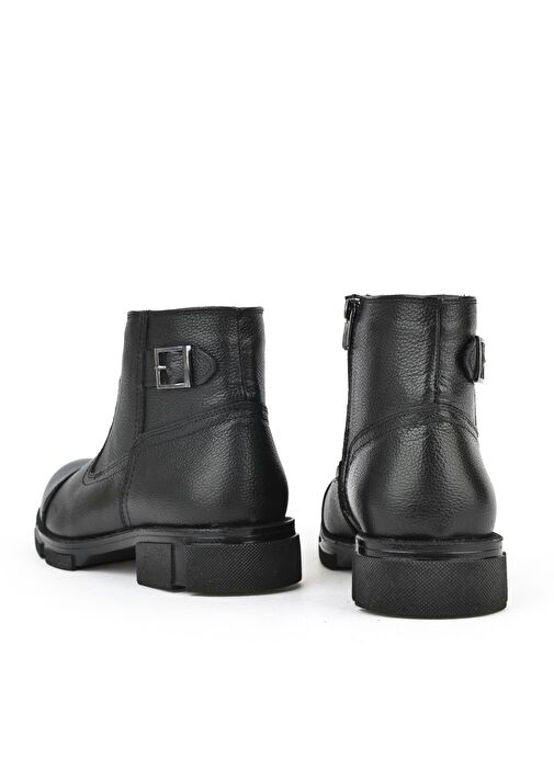 Ziya, Erkek Hakiki Deri Kürklü Bot 153999Z0441 Siyah - Görsel 4