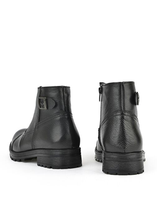 Ziya, Erkek Hakiki Deri Kürklü Bot 153999Z04412 Siyah - Görsel 4