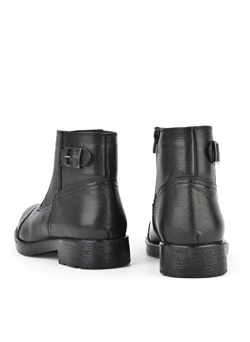 Ziya, Erkek Hakiki Deri Kürklü Bot 153999Z04413 Siyah - Görsel 4