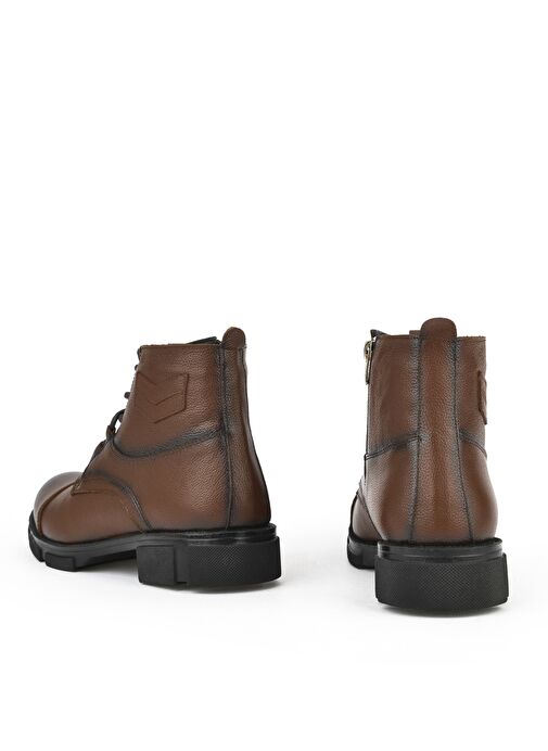 Ziya, Erkek Hakiki Deri Kürklü Bot 153999Z045 Taba - Görsel 4
