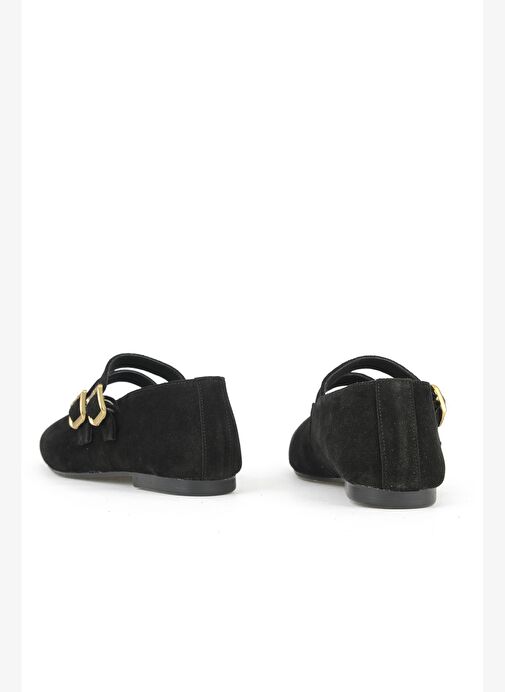 Ziya, Kadın Hakiki Deri Babet 153111Z4083 Siyah - Görsel 4