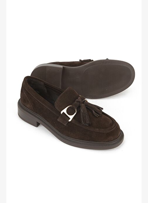 Ziya, Kadın Hakiki Deri Ayakkabı 153111Z22403 Kahve - Görsel 5