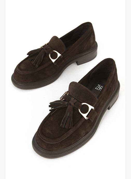 Ziya, Kadın Hakiki Deri Ayakkabı 153111Z22403 Kahve - Görsel 6