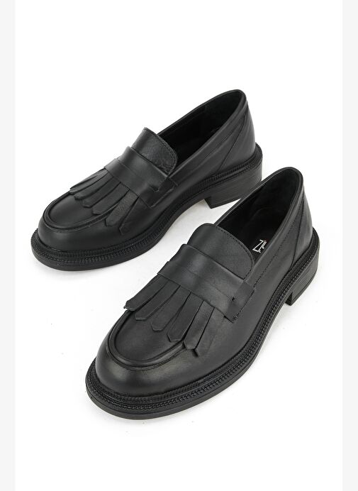Ziya, Kadın Hakiki Deri Ayakkabı 153111Z22402 Siyah - Görsel 6